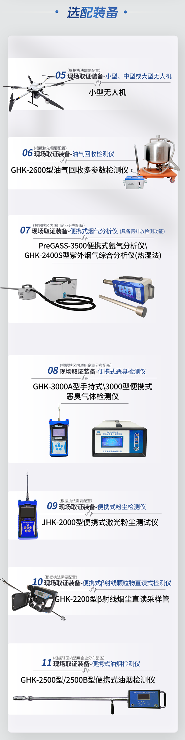 青島環(huán)控 | 生態(tài)環(huán)境監(jiān)測(cè)現(xiàn)場(chǎng)執(zhí)法裝備配備方案(2024年版) 青島環(huán)控 | 生態(tài)環(huán)境監(jiān)測(cè)現(xiàn)場(chǎng)執(zhí)法裝備配備方案(2024年版)